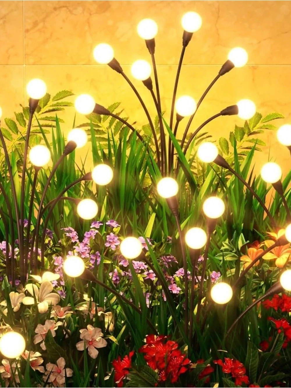 Solar Garden Path Lights - Warm White LED (Unknown Brand)